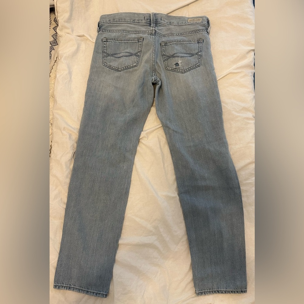 Abercrombie & Fitch Women’s Signature Collection Blue Straight Leg Jeans size 25